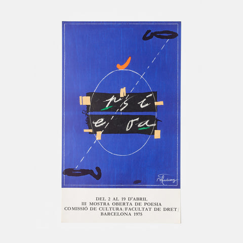 "III Mostra oberta de poesia" 1975 "III Mostra oberta de poesia" 1975