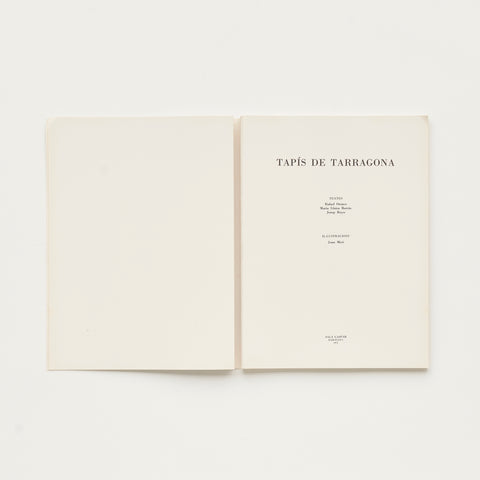 The Tapis of Tarragona The Tapis of Tarragona