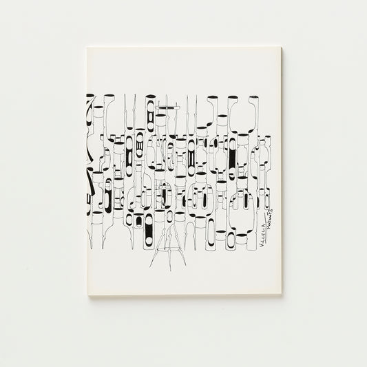 Cane sculptures, spider webs, carvings, drawings