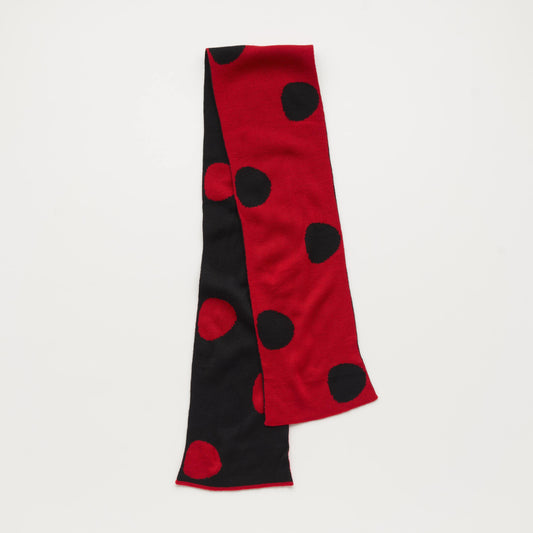 Miró Polka Red Dot Scarf