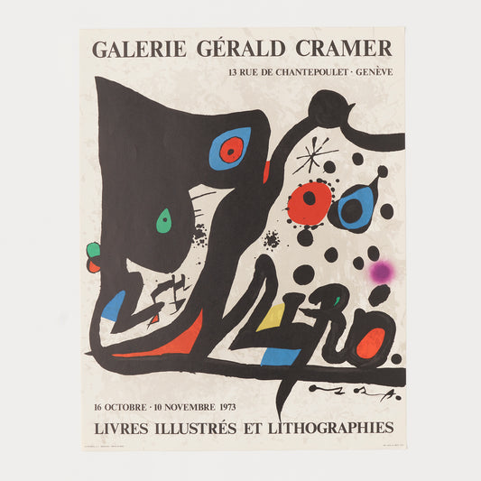 "Livres Illustrés et Lithographies" - Galería Gérald Cramer