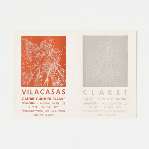 Vilacasas/Claret - Galería Günther Franke